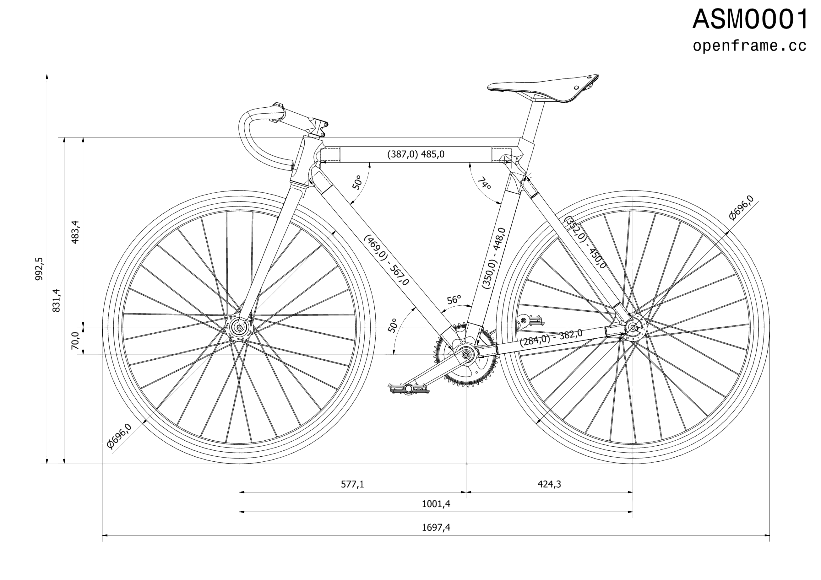 Prototype bike frame